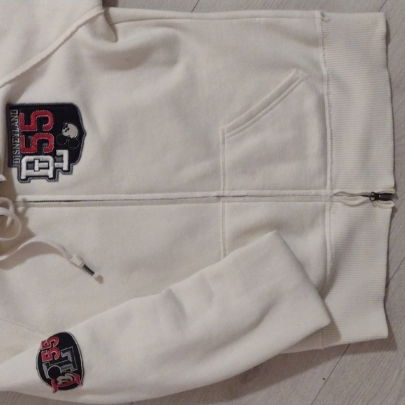 DISNEY Mickey COLLECTORS 55 Anniversary ZipUp Hoodie w 3D Logo on Back!! - Picture 9 of 11